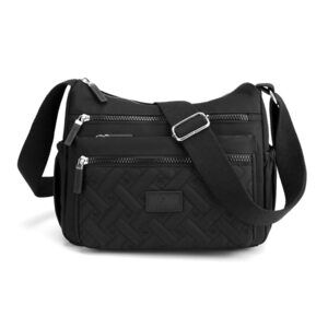 7298 Crossbody Bag Multi-Pocket Shoulder Handbags Nylon Waterproof
